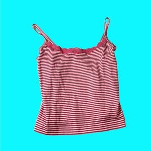 90s VS Victoria's Secret tank striped Small